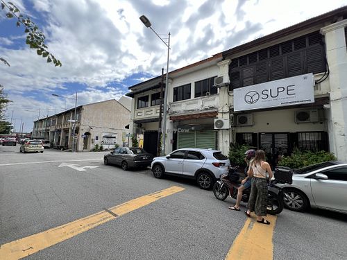 Exterior along road #Veganuary at SUPE Vegan - George Town in Penang