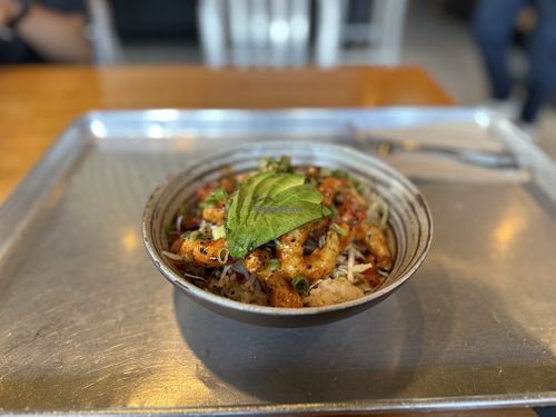 This is the vegan optionn  at California Fish Grill in Irvine