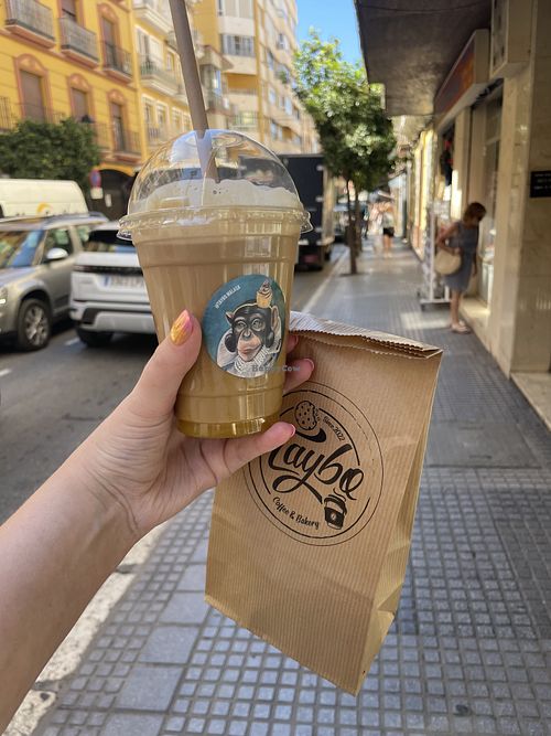   at Taybo Bagels & Coffee in Malaga