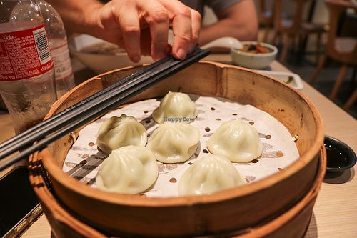 dumplings at Songyuelou in Shanghai