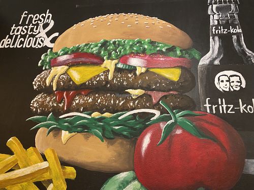 Schick eingerichtet.  at Manhattan Burger in Hannover
