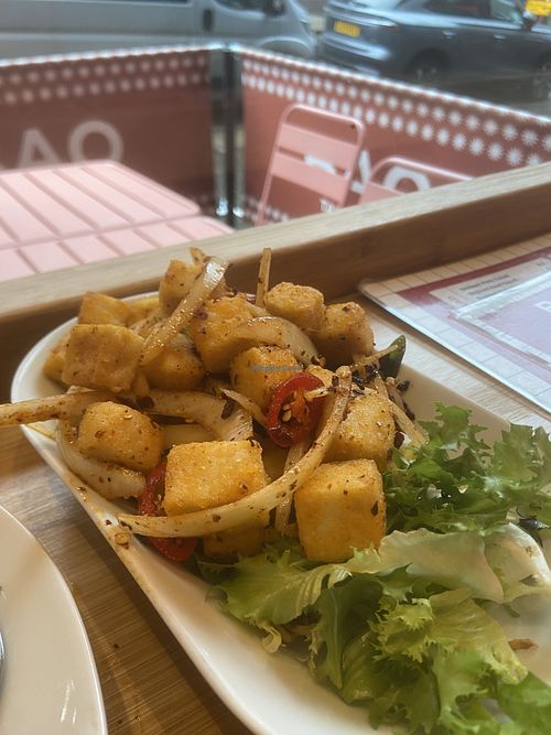 Salt pepper tofu   at Bao  in Glasgow