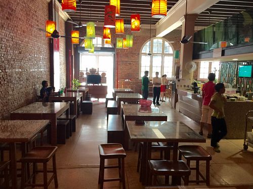 setting  at Quay Cafe in Penang