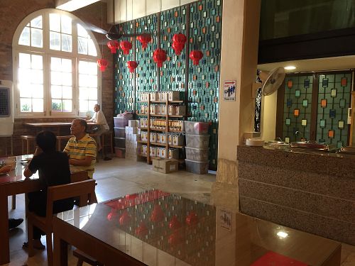 Interior at Quay Cafe in Penang