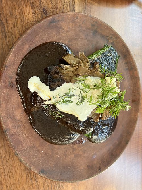 Tatela Con Mole Y Asada  at Los Loosers in Mexico City