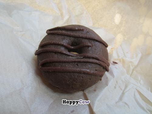 chocolate cake doughnut at Los Loosers in Mexico City