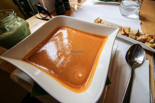 red lentil soup at Samsara in Cluj-napoca