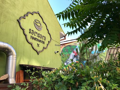 outside at Samsara in Cluj-napoca