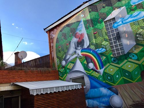 outside at Samsara in Cluj-napoca