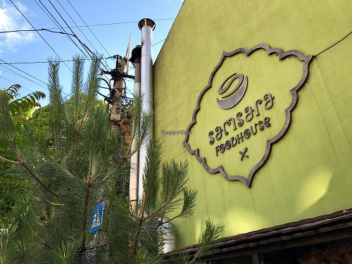 outside at Samsara in Cluj-napoca