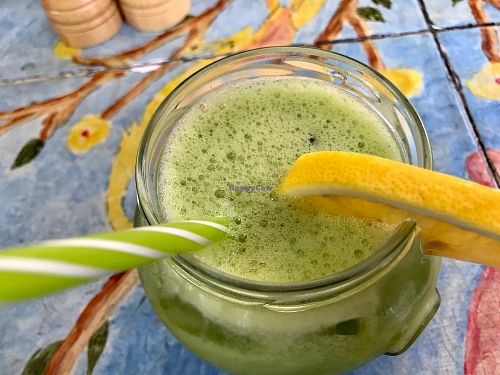 lemon / mint / cucumber lemonade at Samsara in Cluj-napoca