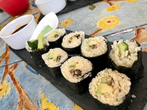 cauliflower 'sushi' at Samsara in Cluj-napoca