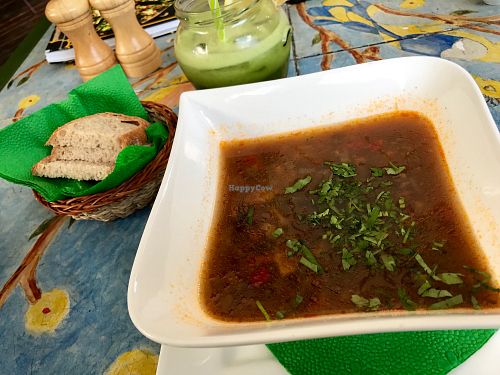 mushroom soup at Samsara in Cluj-napoca