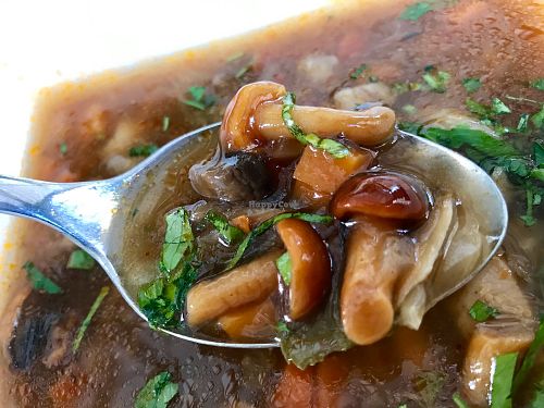 mushroom soup (stew) at Samsara in Cluj-napoca