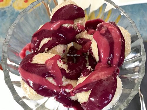 coconut balls at Samsara in Cluj-napoca