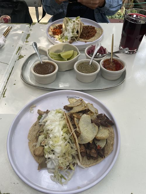 Steak + Pastor + Queso  at Bestia Verde in Mexico City