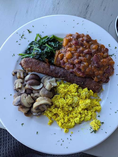 Vegan Breakfast Special at Just Pure Bistro in Hermanus