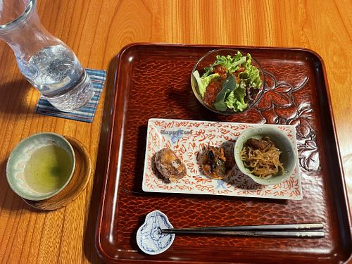 The starters   at Saien - Breakfast by Buddhist Monks in Hakone