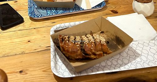 vegan sausage roll  at Aleksandar's Bakery in Belfast