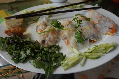 Rice pancake at Vi Dieu in Phan Thiet
