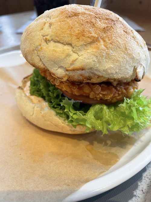Vegan Chikn Burger  at Bergrast in Finkenberg