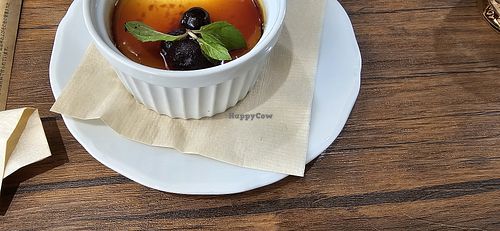 Vegan flan at Vegan Eat Tokyo in Tokyo