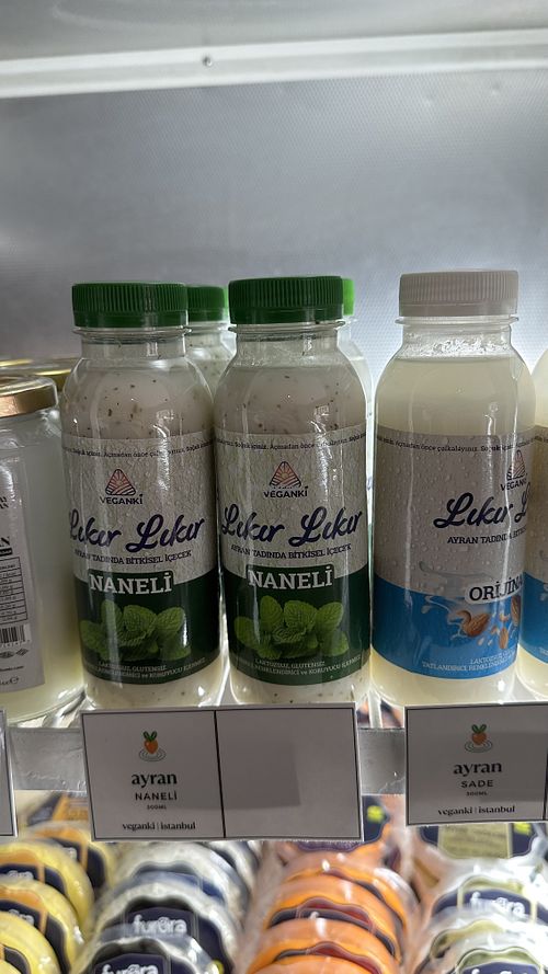 Yogurt drink   at Veganistasyon in Istanbul