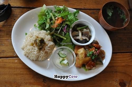 Set meal with rice at Alaska Zwei in Tokyo