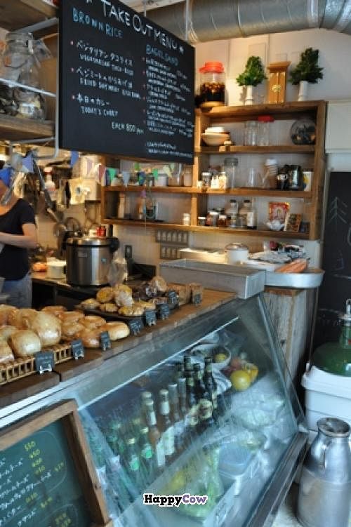 Inside the cafe at Alaska Zwei in Tokyo