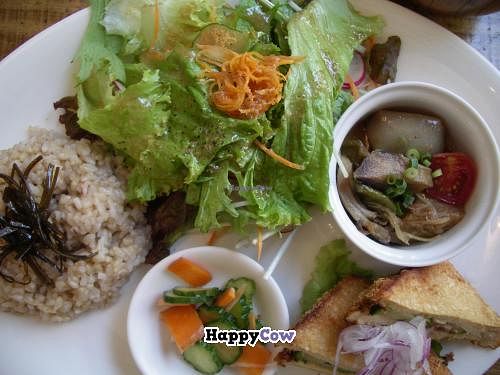 Lunch plate. at Alaska Zwei in Tokyo