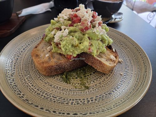 Avocado toast with vegan feta at Fresh Fix Cafe in Chiang Mai
