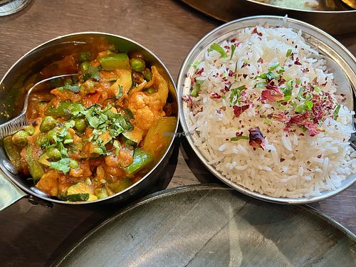 mixed veggie sabzi   at Goa in Hamburg