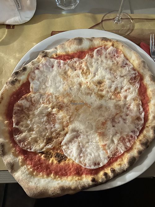Great vegan mozzarella  at Osteria dal Penna in Desenzano Del Garda