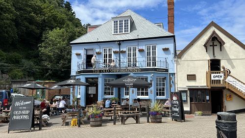   at The Old Ship Aground in Minehead