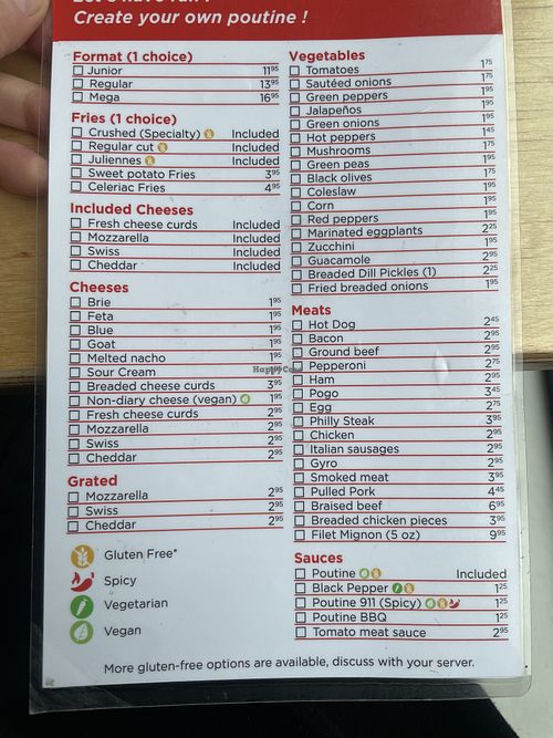   at Poutineville Vieux Québec in Quebec