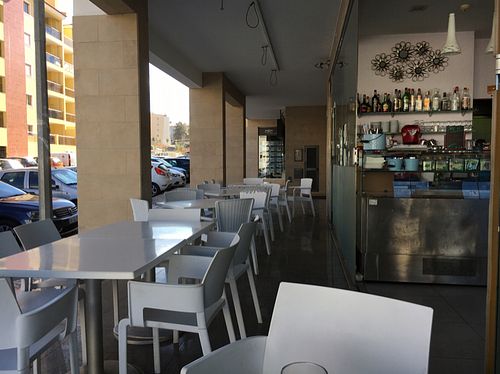 outside seating area at Cafe Fresco in Lagos