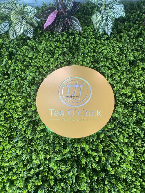 Tea O’Clock Signage - Adorable Interior  at Tea O'clock in San Leandro