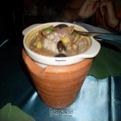 Taro and mixed veggies at Pure Lotus - Jìng Xīn Lián 净心莲 in Beijing