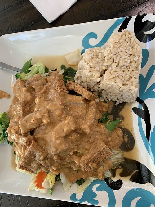 Vegan peanut sauce  at Siam Cuisine in Anchorage