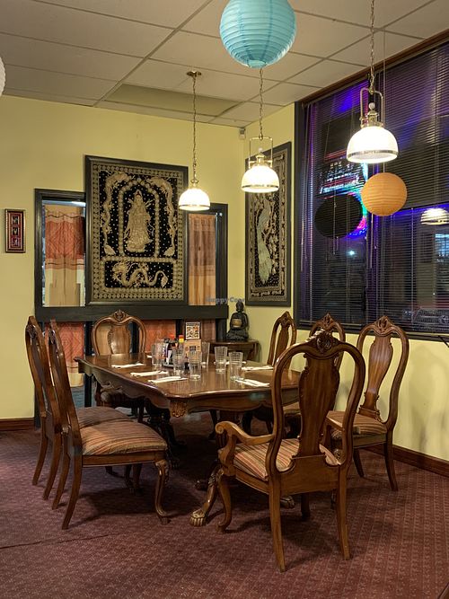 Table at Siam Cuisine in Anchorage