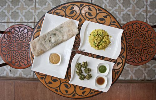 Lunch at Suananda at Suananda Vegetarian Garden in Bangkok