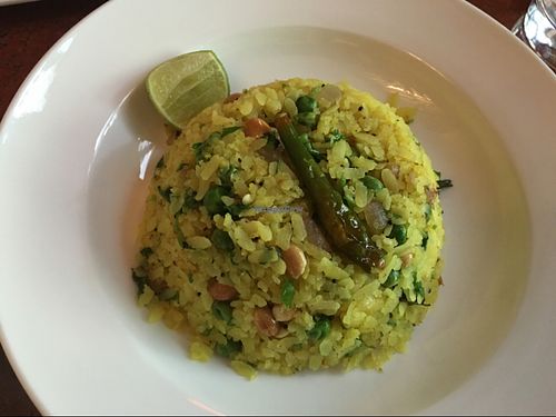 Delicious potato rice dice.   at Suananda Vegetarian Garden in Bangkok