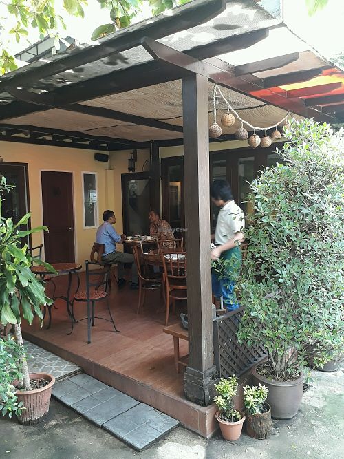 Garden at Suananda Vegetarian Garden in Bangkok