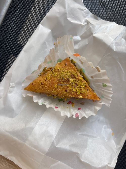 vegan baklava mmmm  at Café con Cé in San Juan