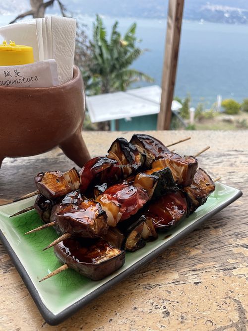 Skewers aren’t on the printed menus we ordered off so I thought they were 10Q ea based off recent Google Maps pics. Turned out they were 15Q, wouldn’t have ordered five of them at Teriyaki   in San Pedro La Laguna