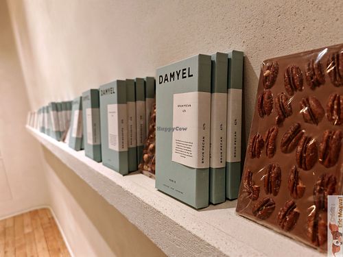 Chocolate tablets at Damyel in Paris