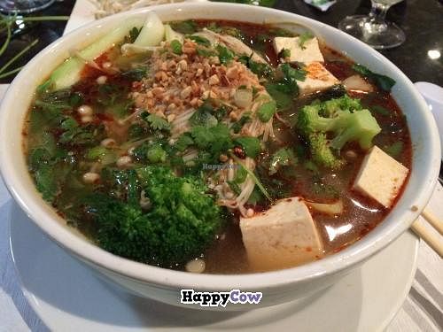 New Pho Chay (vegetarian/vegan pho) at Pho and Hot Pot in Lake Park