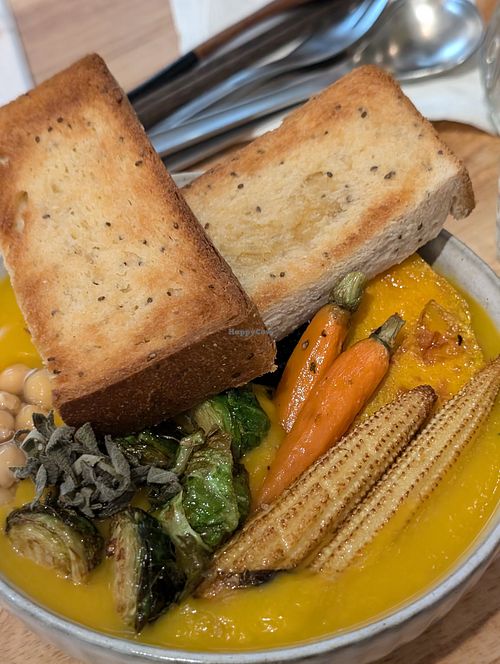 Butternut soup 😋 at Cafe Zi - 梔子 in Kowloon