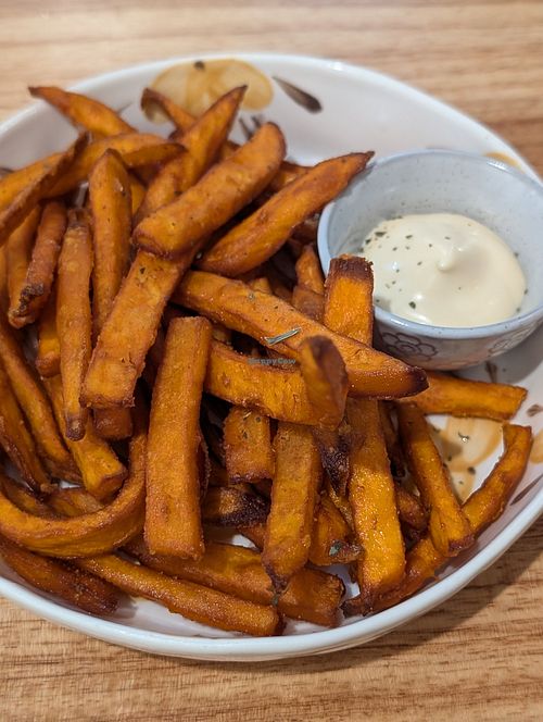 Sweet potato french fries at Cafe Zi - 梔子 in Kowloon