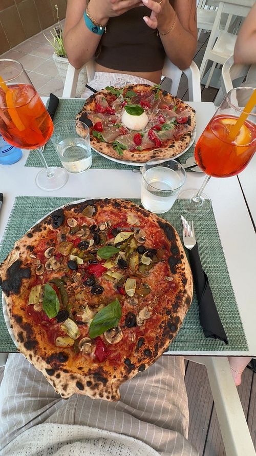   at Alegria Pizzeria Cafe in Ibiza